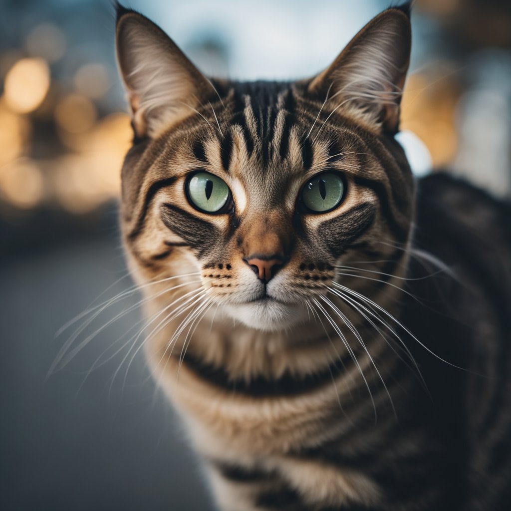 gorgeous tabby with whiskers