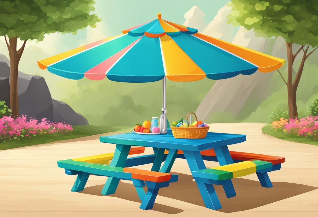 KidKraft Picnic Table with Umbrella