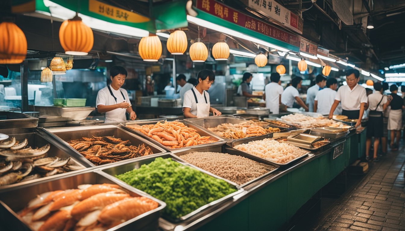 Local seafood outlet market