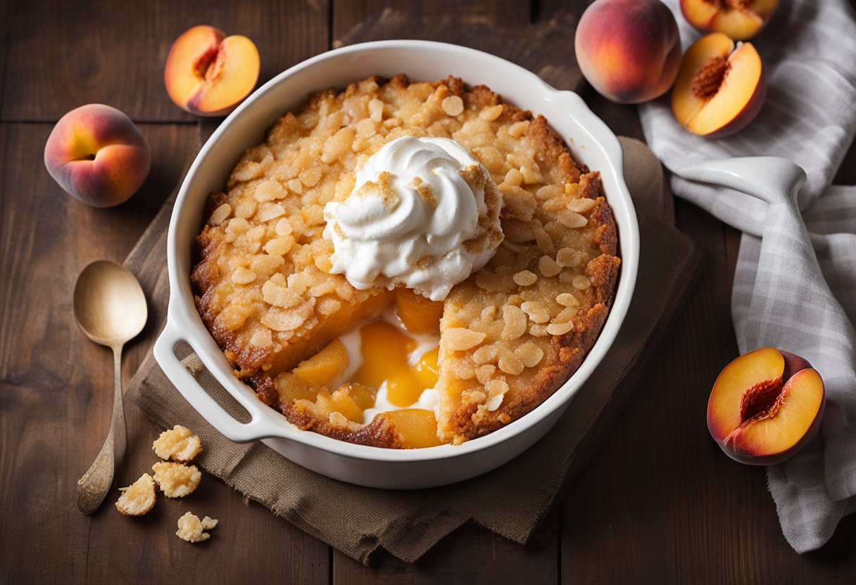 Peach Dump Cake Recipe