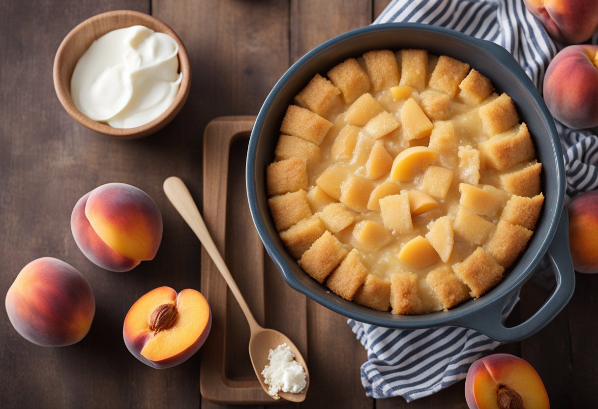 Peach Dump Cake Recipe