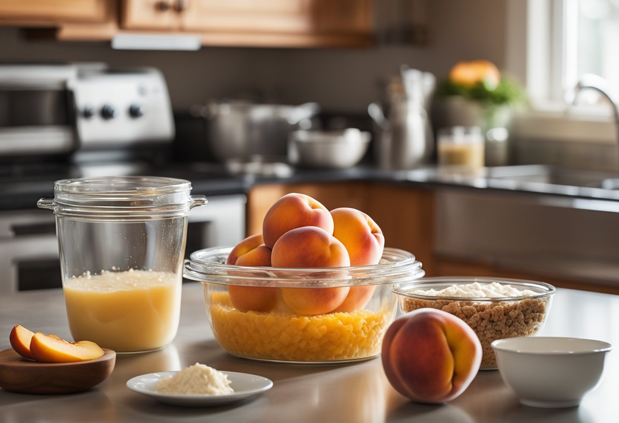 Peach Dump Cake Recipe