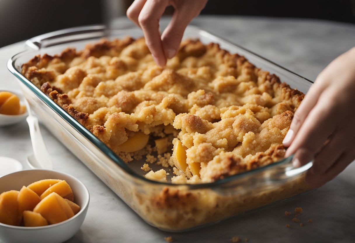 Peach Dump Cake Recipe