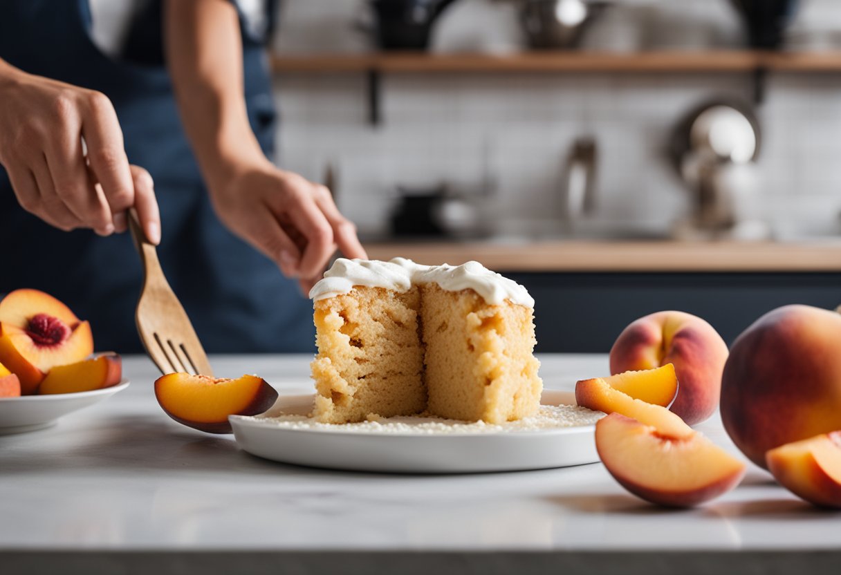 Peach Dump Cake Recipe