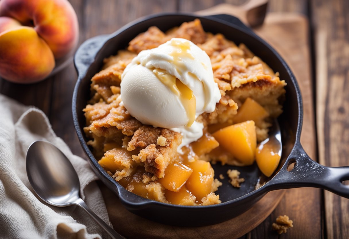 Peach Dump Cake Recipe 