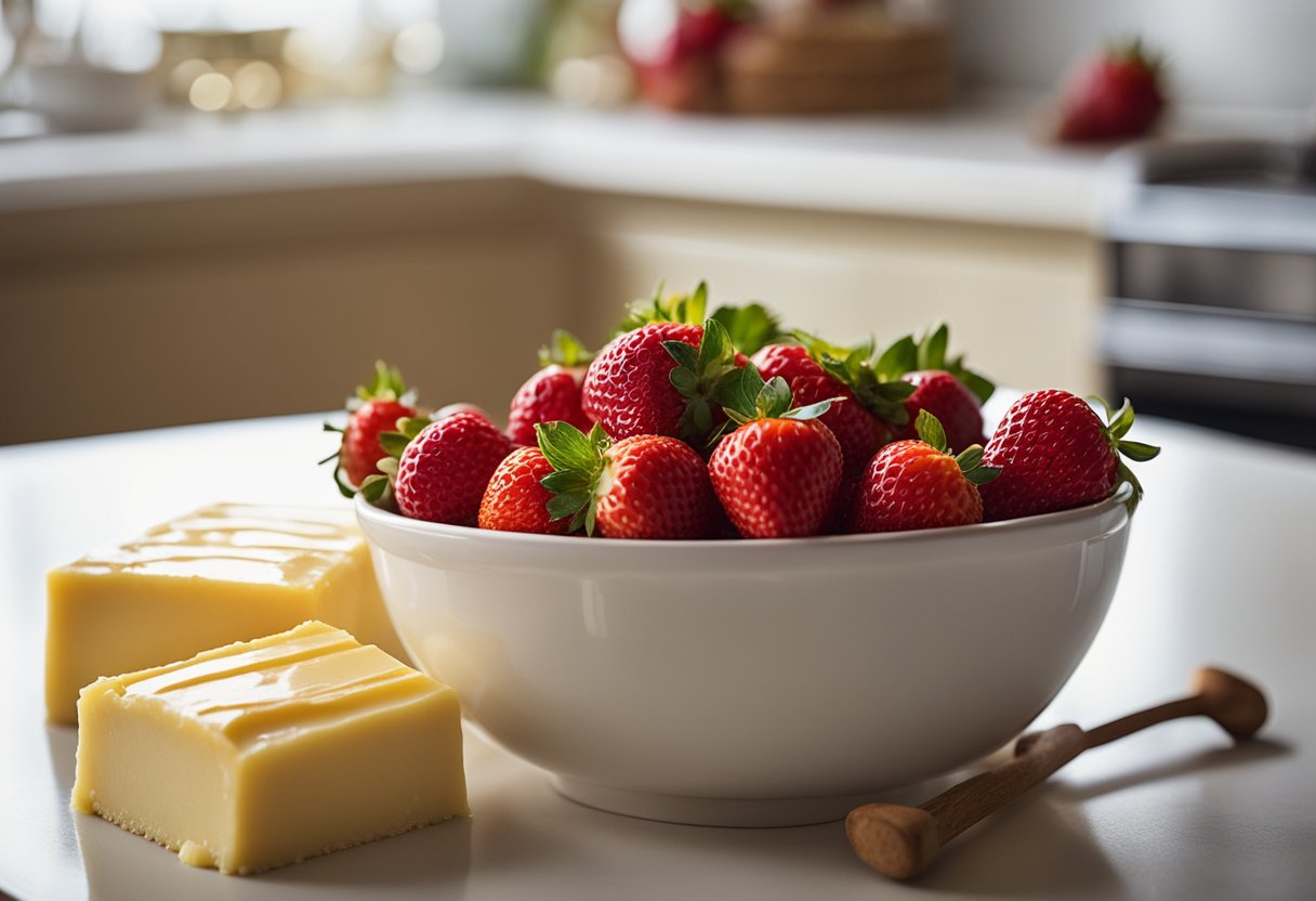 Strawberry Dump Cake