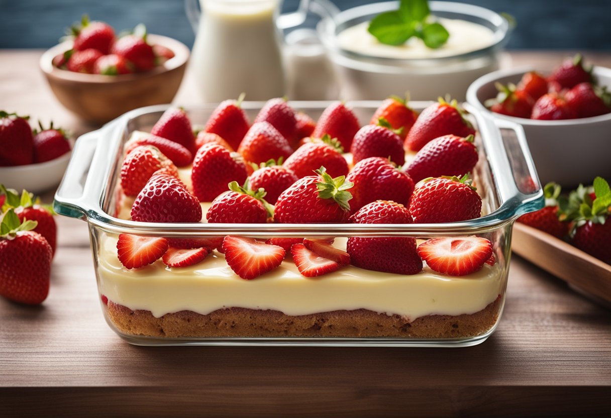 Strawberry Dump Cake