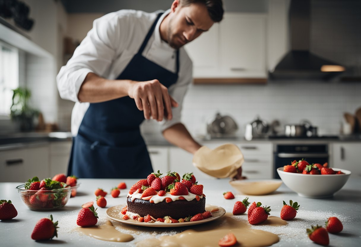 Strawberry Dump Cake