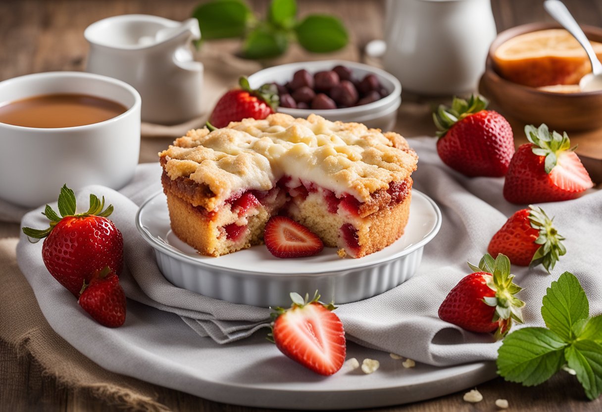 Strawberry Dump Cake