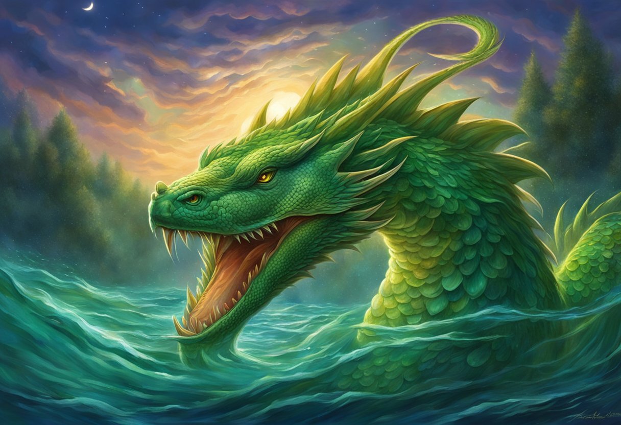 The Green-Clawed Beast in the Ohio River (Mythical Creature) - Mythical ...