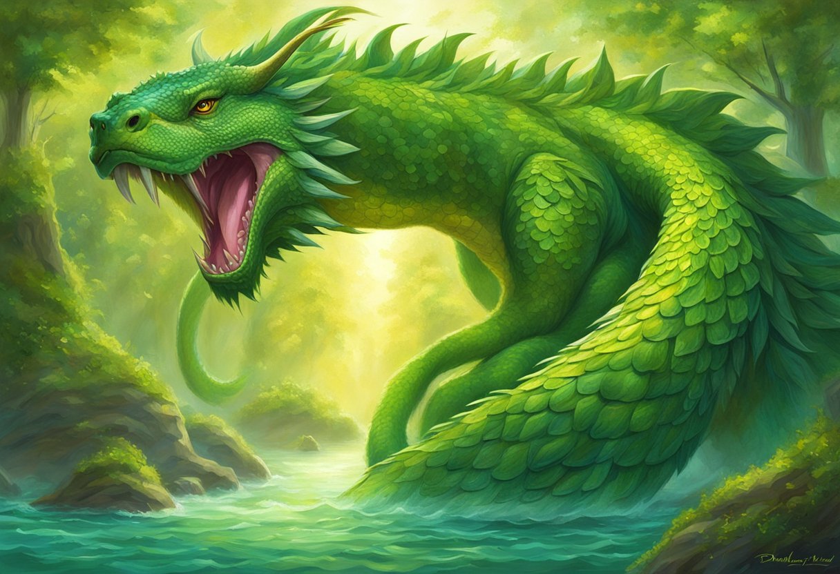 The Green-Clawed Beast in the Ohio River (Mythical Creature) - Mythical ...