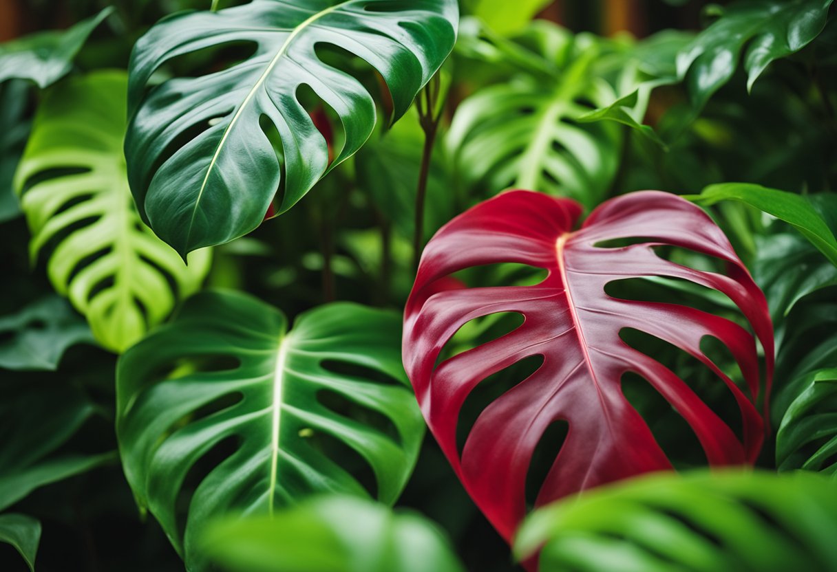 Philodendron Imperial Red vs Red Emerald