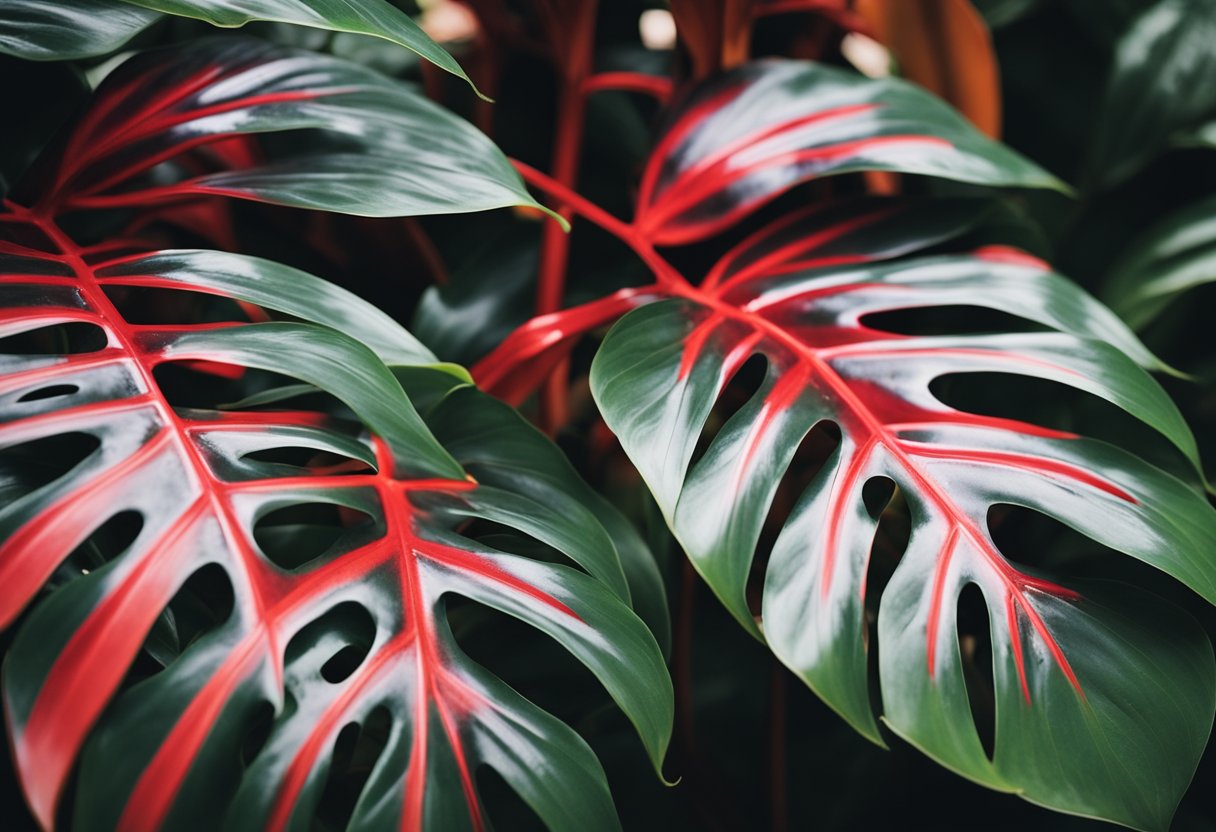 Philodendron Imperial Red vs Black Cardinal