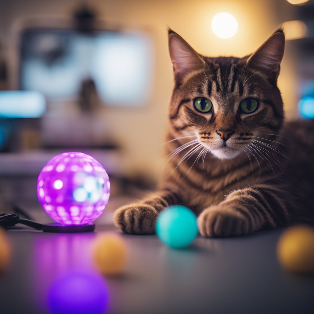 light up cat toys