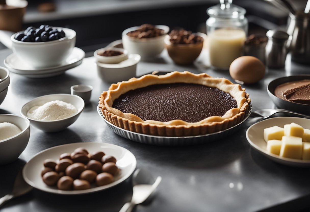 Recette de tarte au chocolat