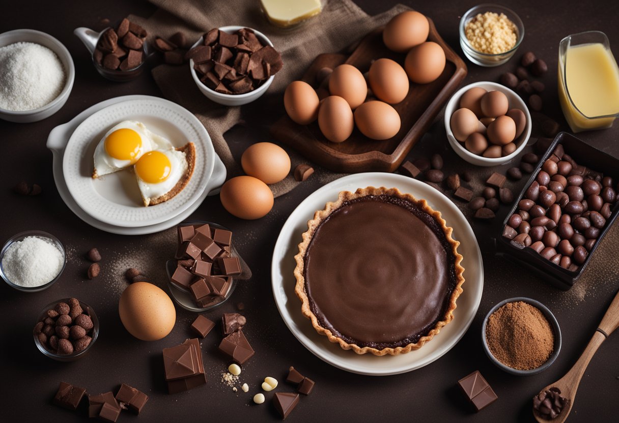 Recette de tarte au chocolat