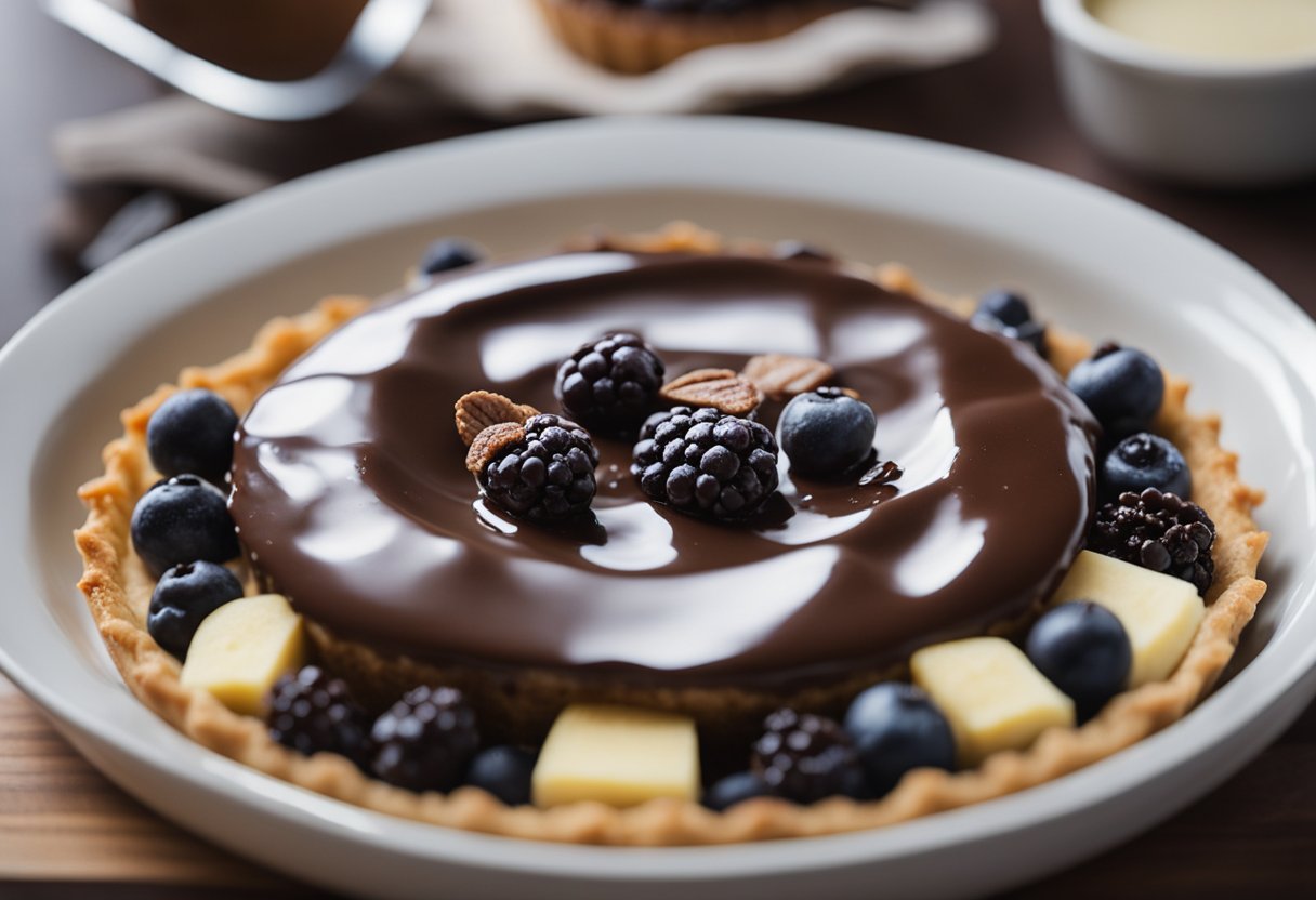 Recette de tarte au chocolat