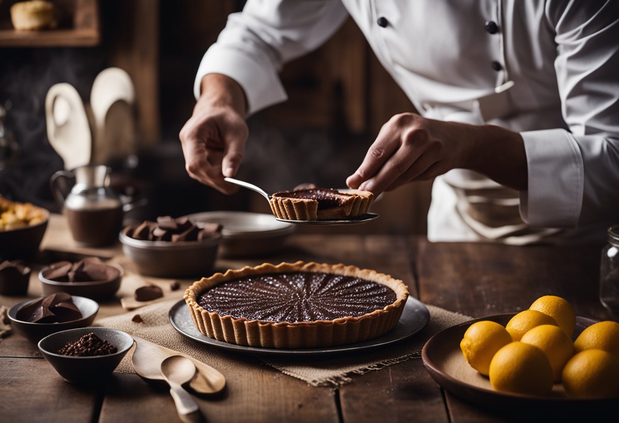 Recette de tarte au chocolat