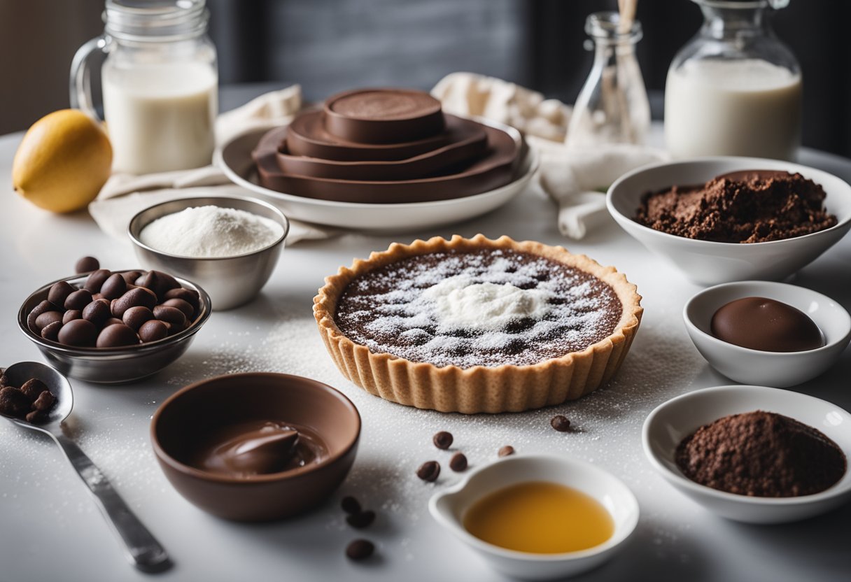 Recette de tarte au chocolat