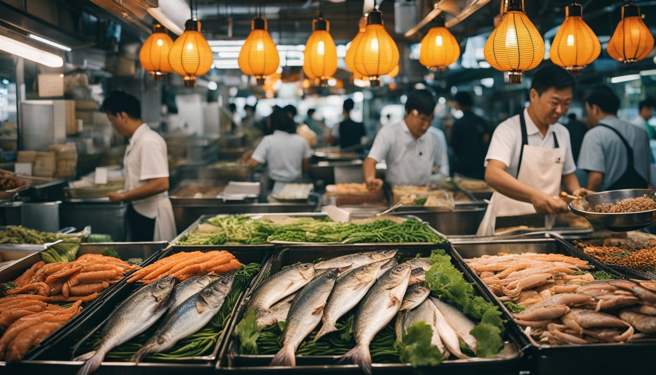 Fresh seafood deals market