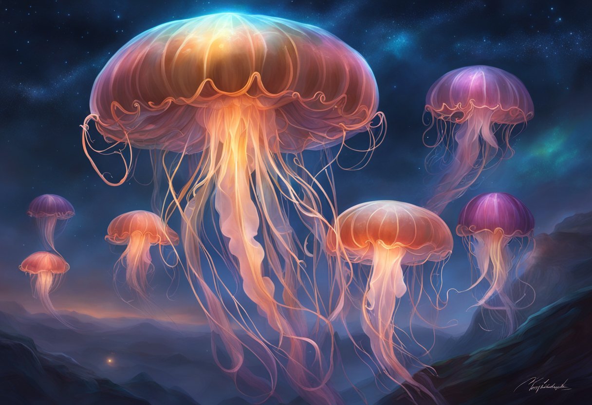 Atmospheric Jellyfish: Cryptid - Mythical Encyclopedia