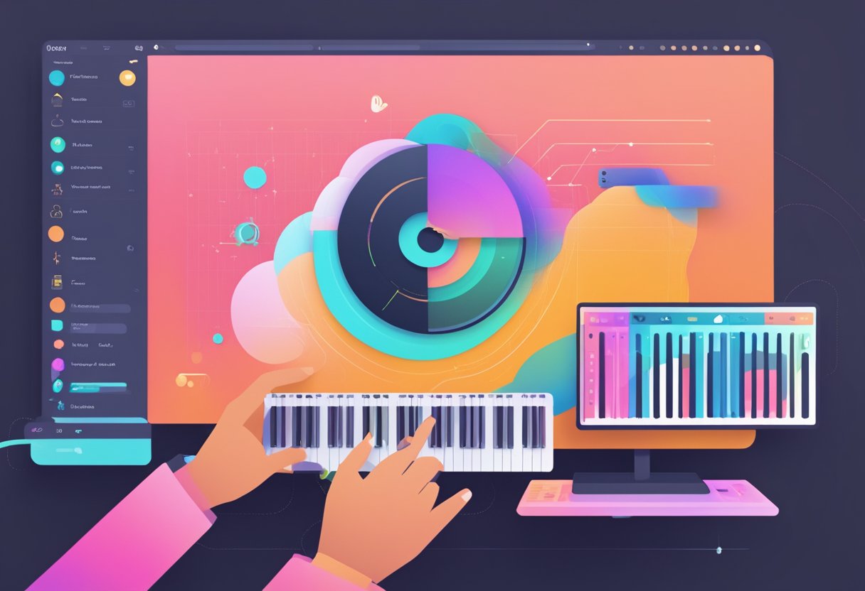 how to add music to a presentation on canva