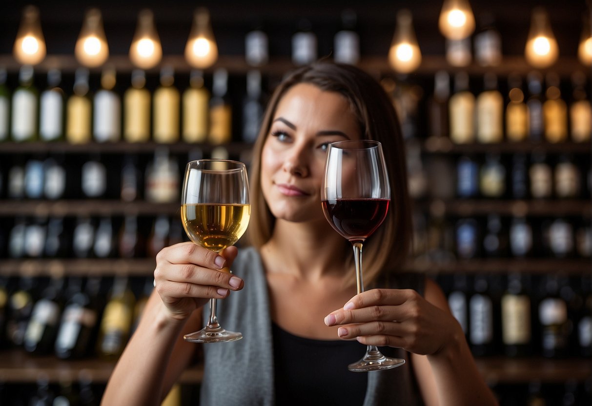women with wine in hands