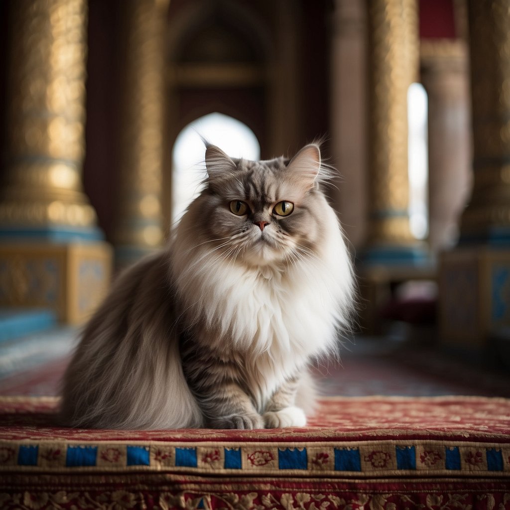 Persian Cat in Palace