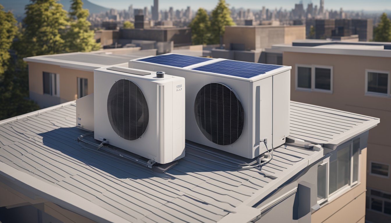 Solar powered air clearance conditioner