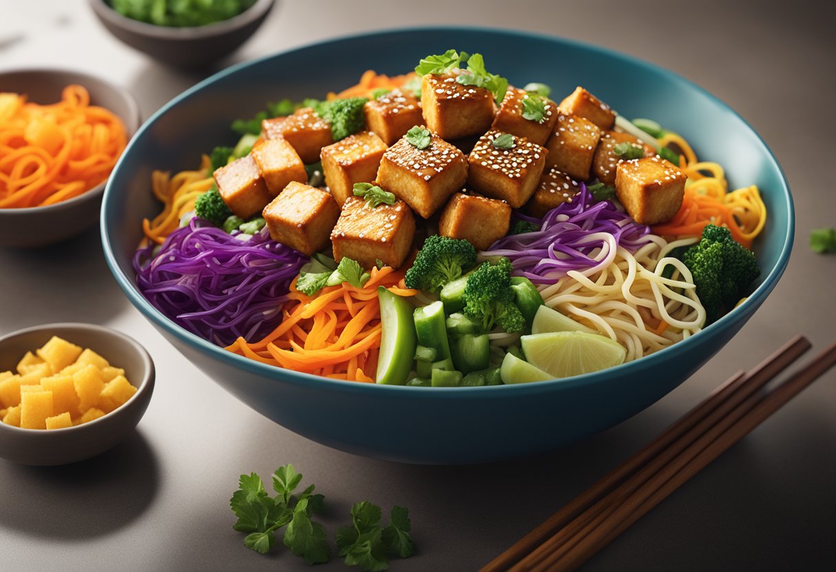 tofu and vegetables