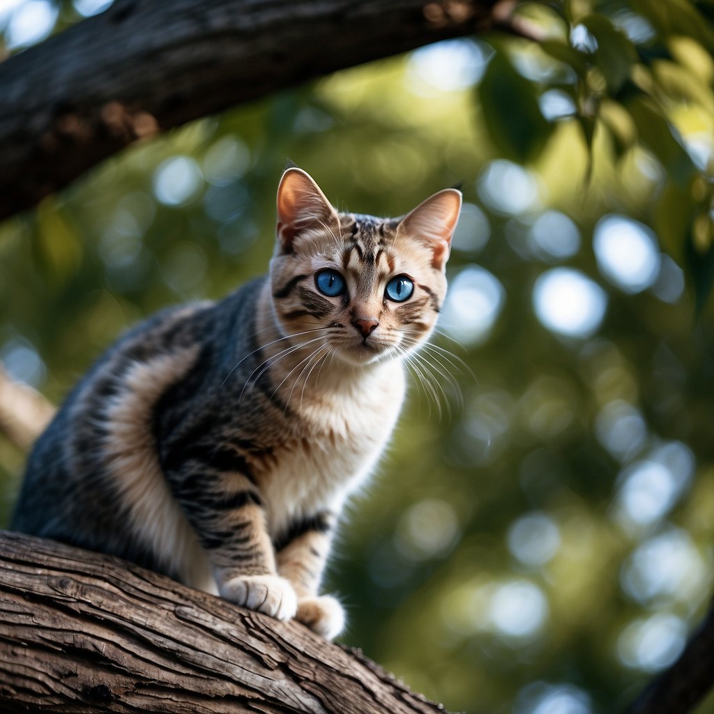 kitty in tree