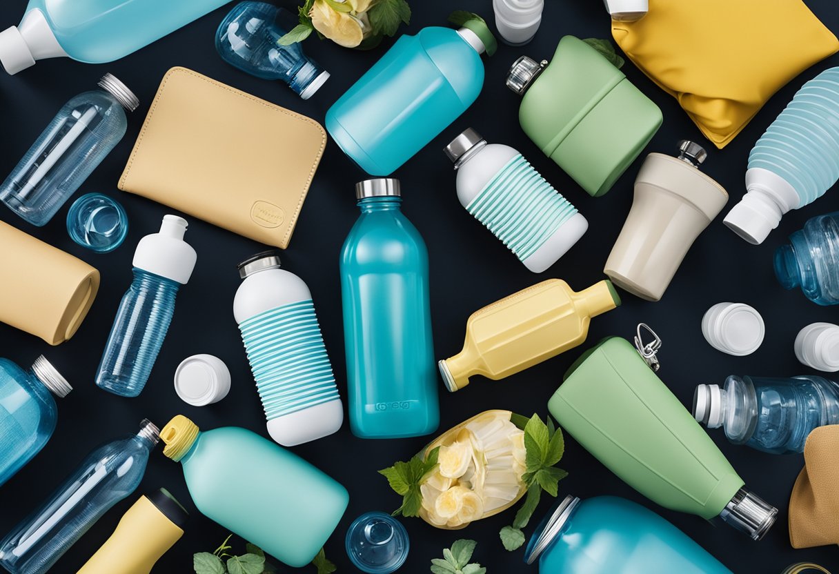 showing alternatives to common plastic waste items