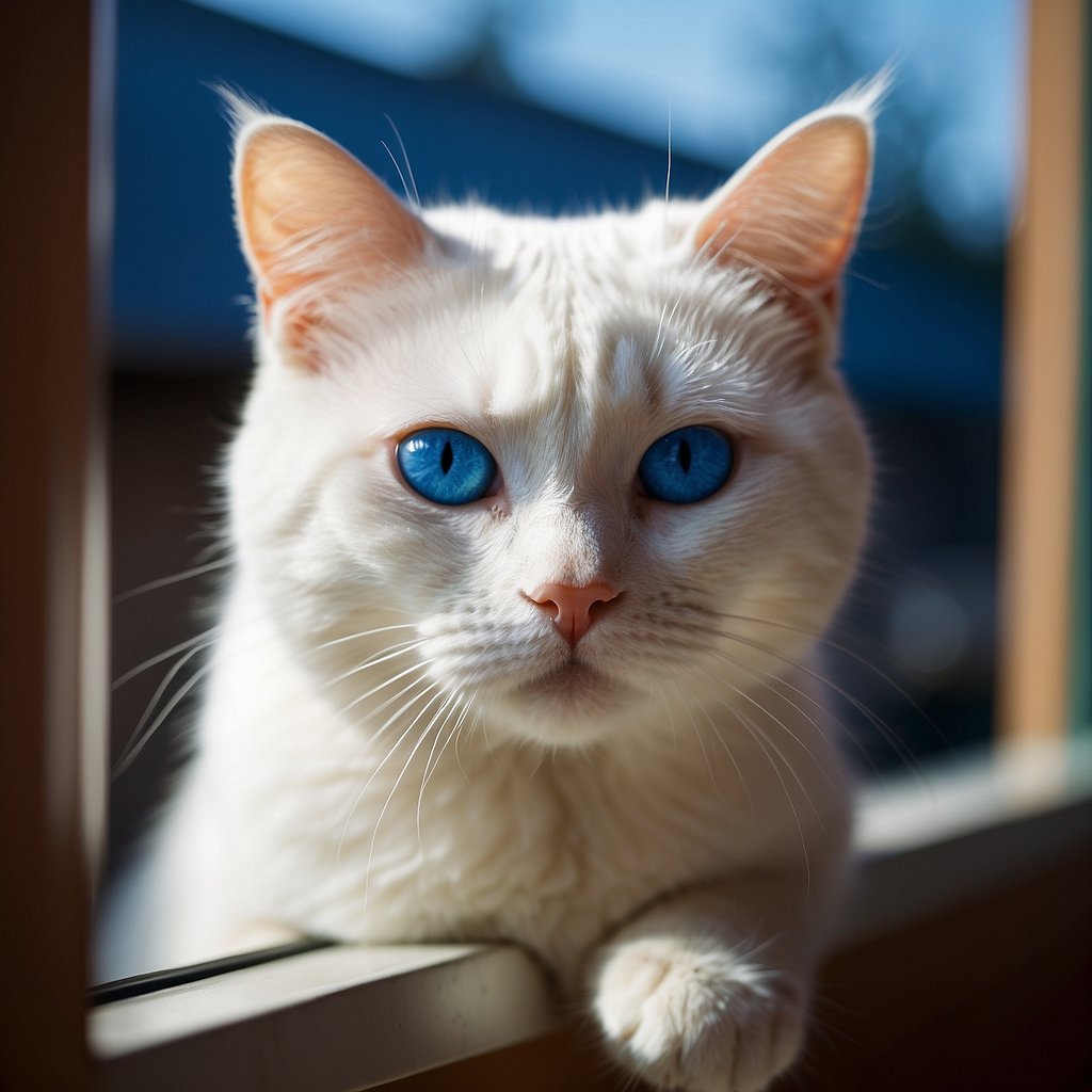 blue-eyed cat