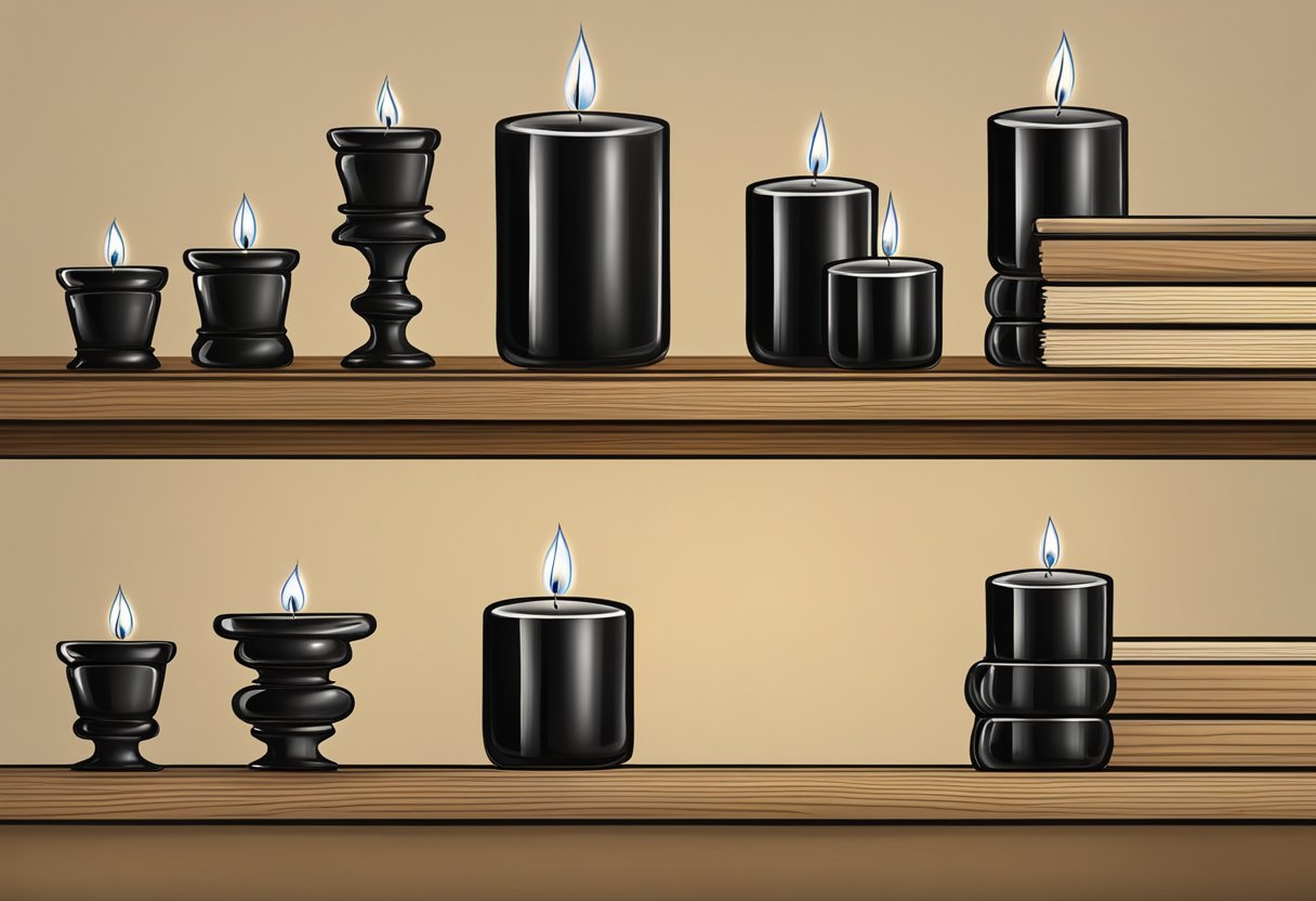 Black Candle Glass Wholesale