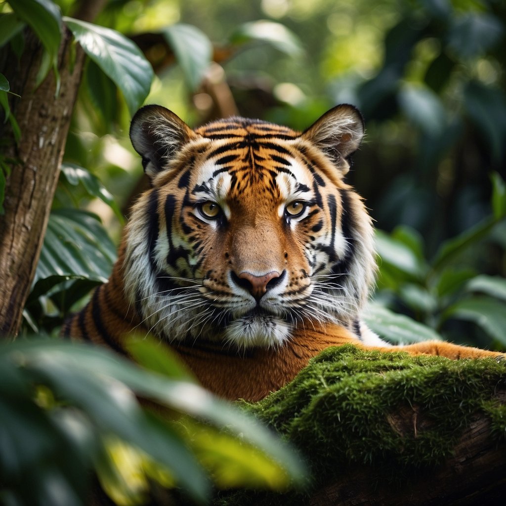 tiger in forest