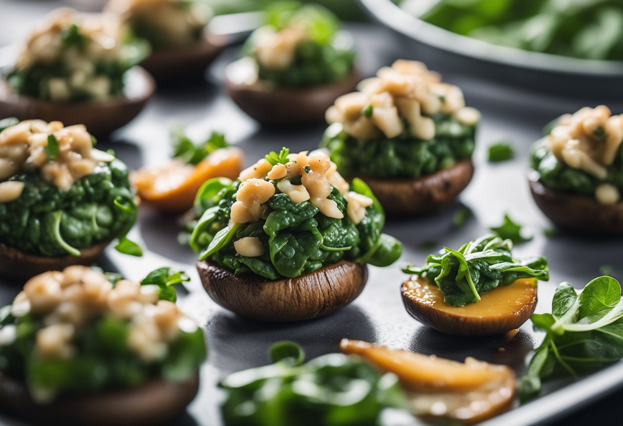 Spinach Stuffed Mushrooms