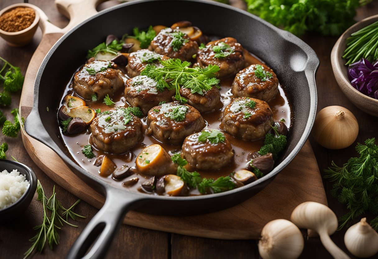 Moms Salisbury Steak Recipe with Mushroom Gravy