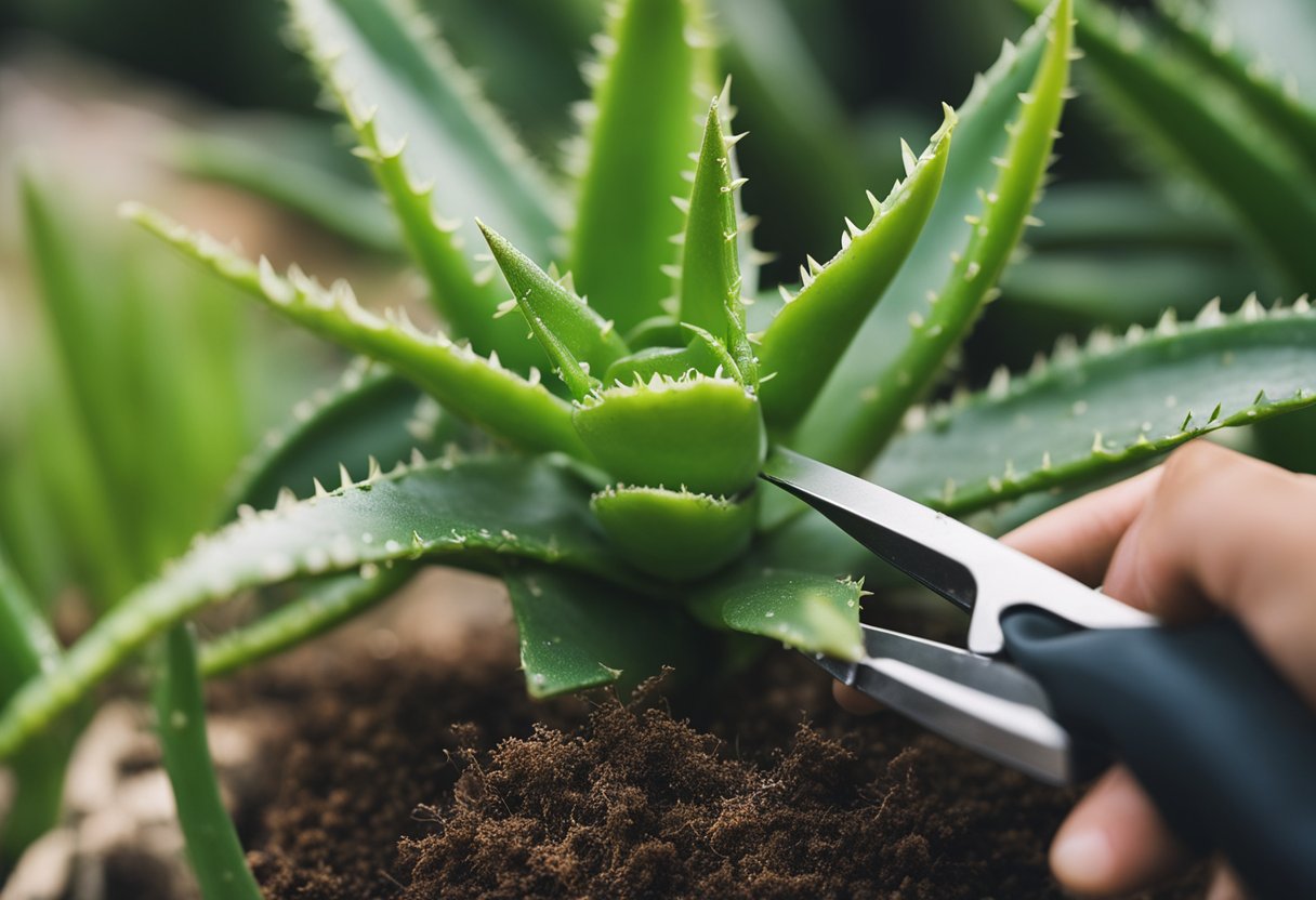 How To Prune Aloe Vera Essential Tips For Healthy Plants Small Space Garden Pros 9564