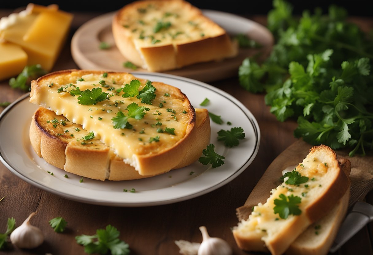 Cheesy Garlic Bread Appetizer