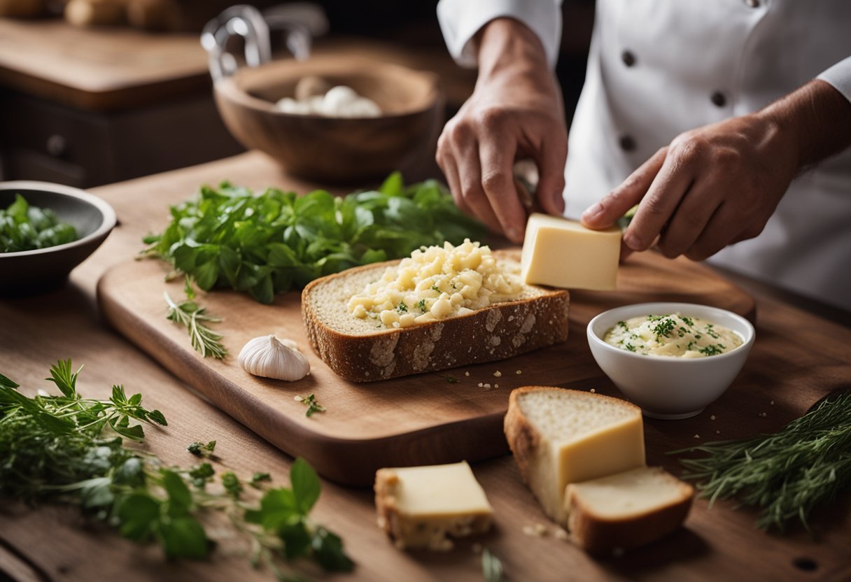 Cheesy Garlic Bread Appetizer