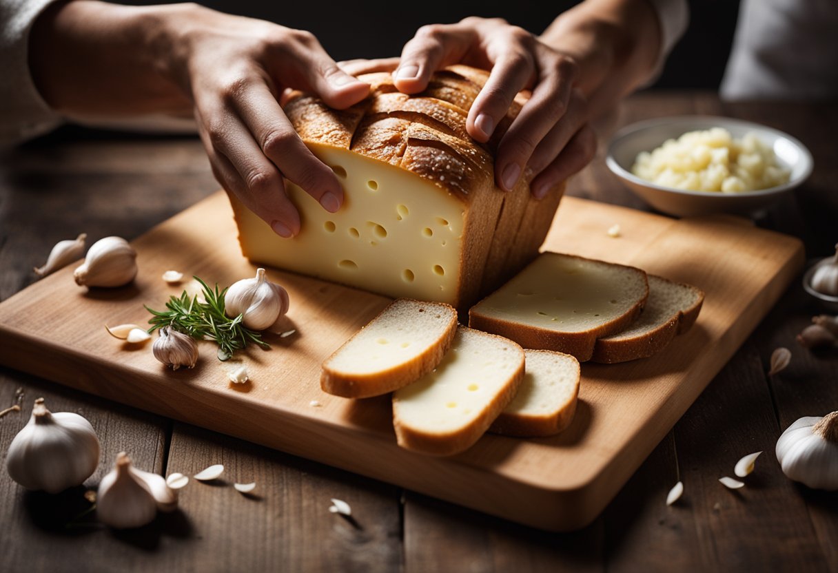 Cheesy Garlic Bread Appetizer