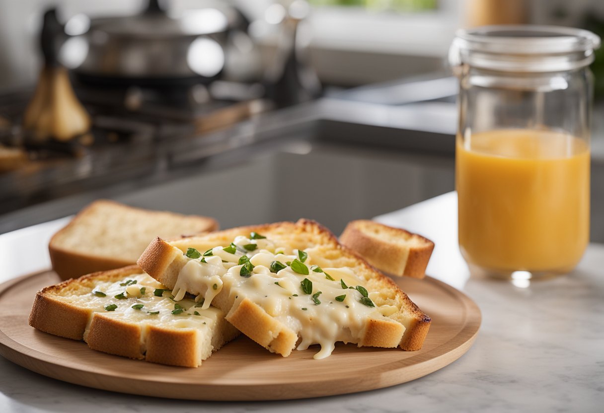 Cheesy Garlic Bread Appetizer