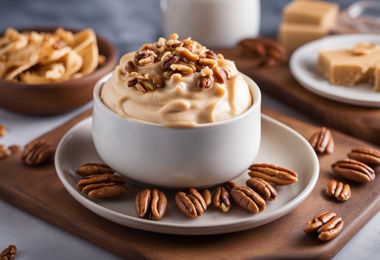 Delicious Salted Caramel Cheesecake Dip with Pecans Recipe