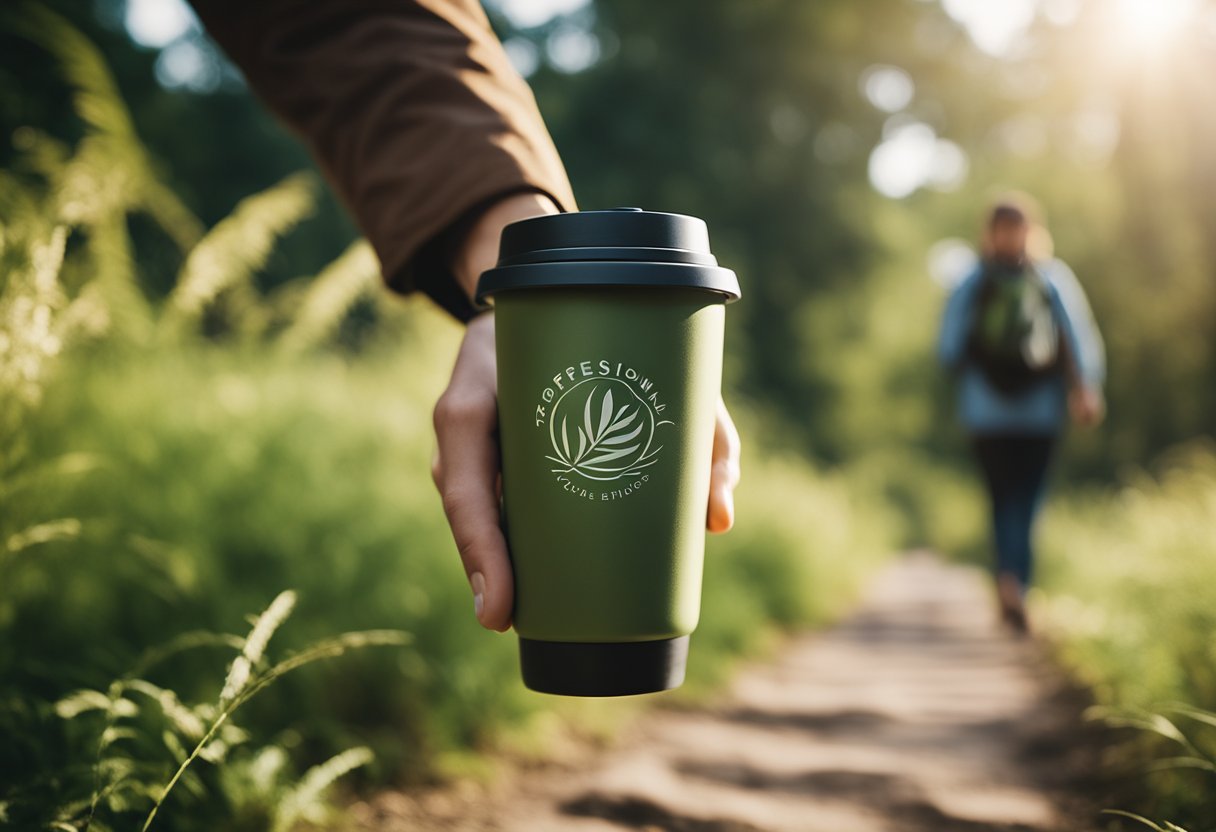 photo showing eco-friendly travel mug