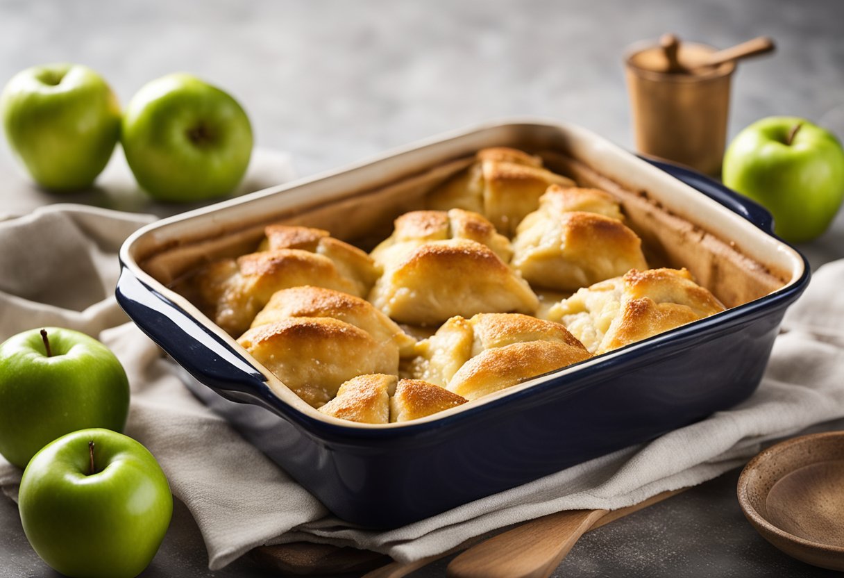 Crescent Roll Apple Dumplings with Sprite