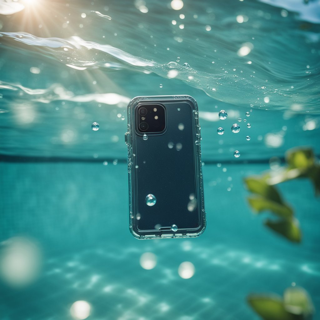 waterproof phone case, cell phone underwater