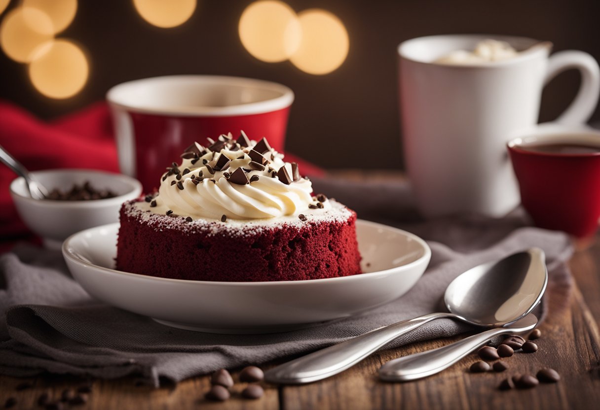 Red Velvet Mug Cake Recipe