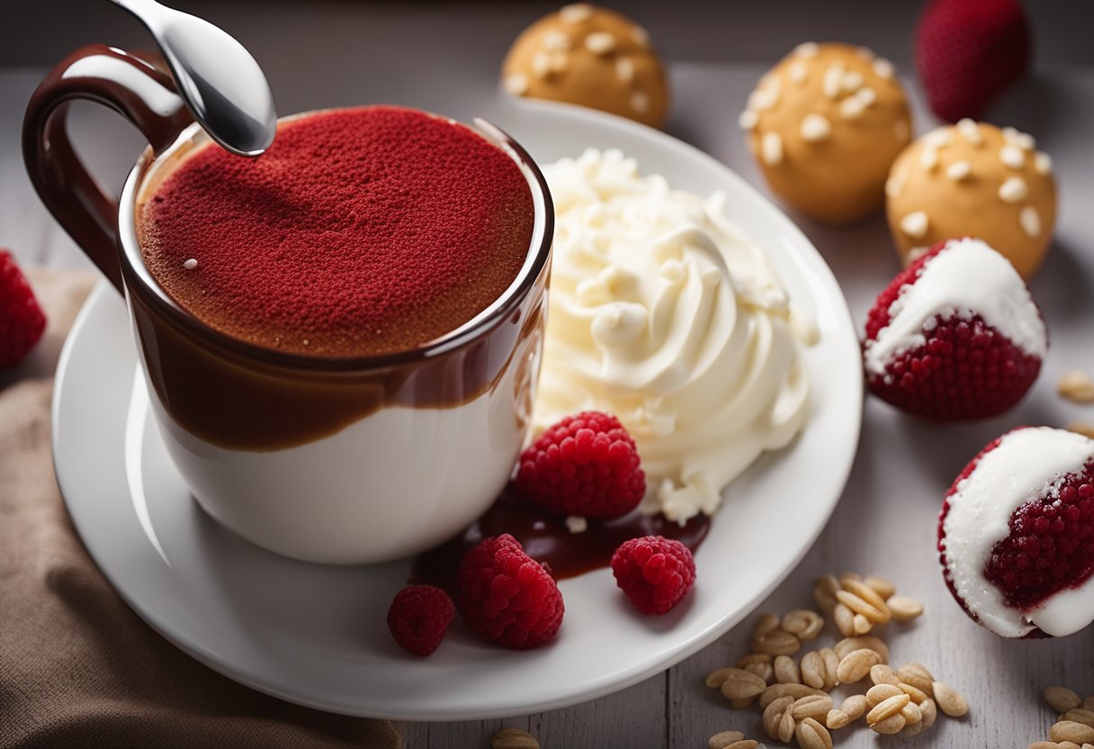 Red Velvet Mug Cake Recipe