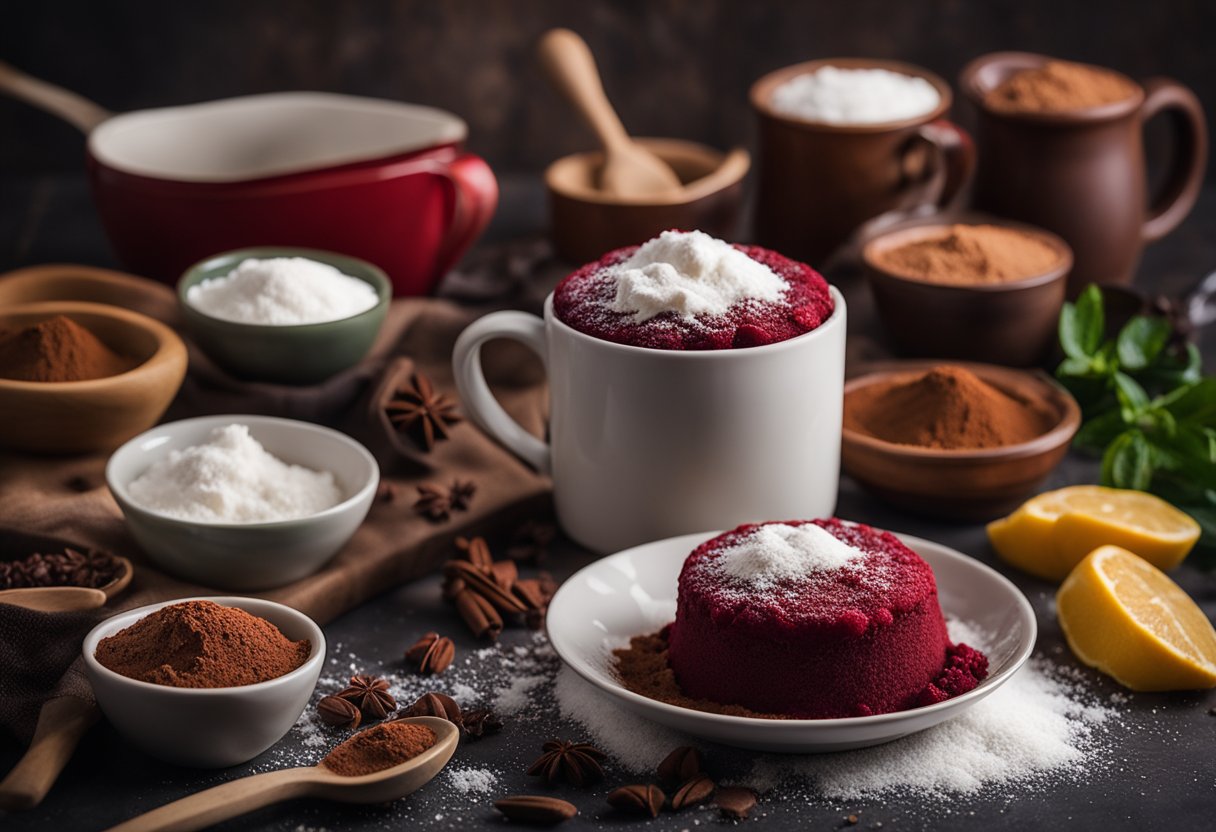 Red Velvet Mug Cake Recipe