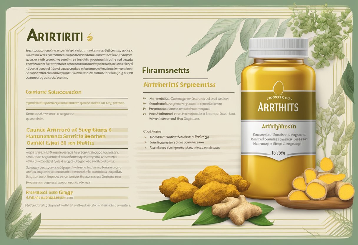 Arthritis supplement for humans